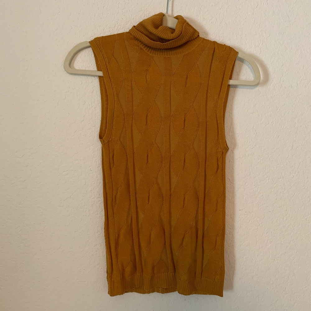 Chloe Sleeveless Turtleneck Sweater